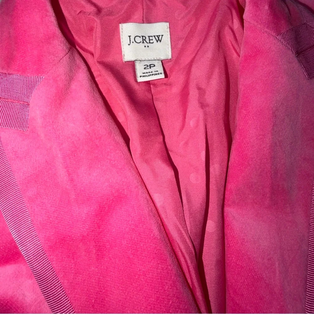 J. Crew Women's Pink‎ Blazer 2P